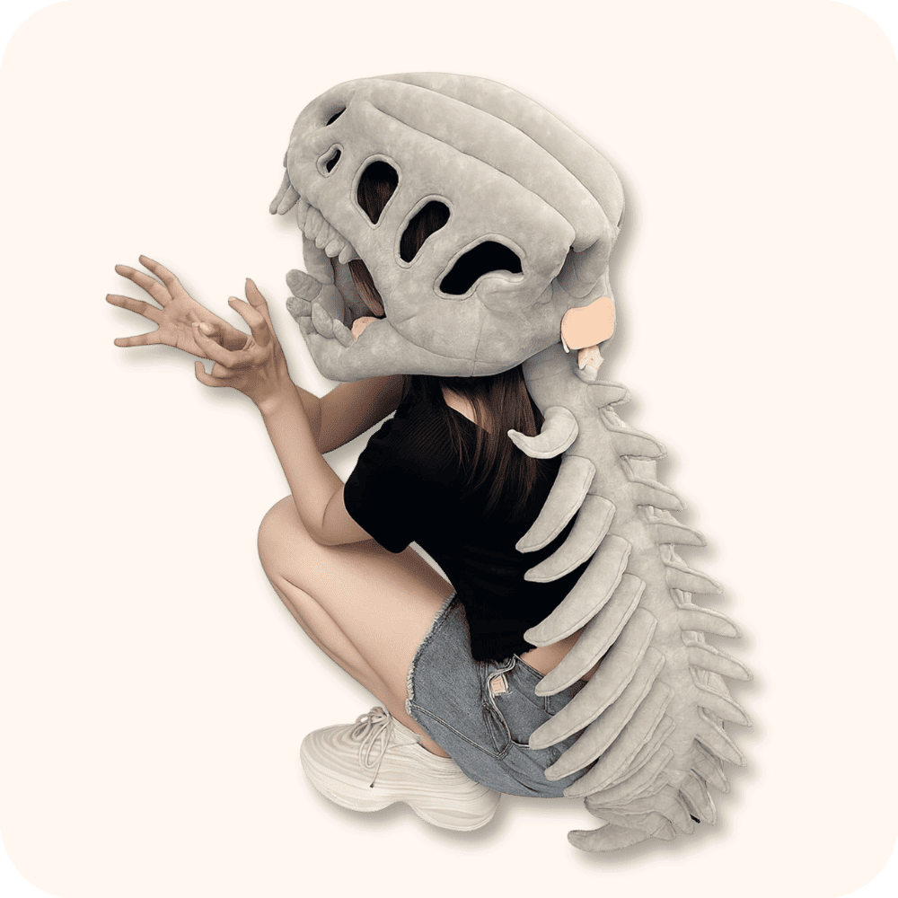 Dinosaur Skeleton Plush Adult Version Dinosaur Skeleton Plush Adult Version